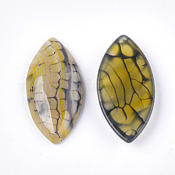 Natürliche Knistern Achat Cabochons&nbsp;G-T125-07B