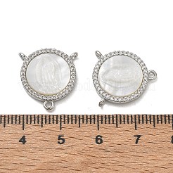 Maglie componenti candeliere cubici in zircone chiaro micro pavè di ottone&nbsp;CU-CBA5585-03P-05