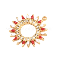 Colgantes de rhinestone de acero inoxidable 304&nbsp;STAS-D264-05G