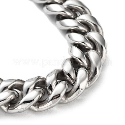 Bracelets à maillons cubains en acier inoxydable 304 anti-ternissement pour hommes et femmes&nbsp;BJEW-D031-16P