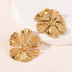 Valentinstag-Ohrstecker aus Edelstahl 304&nbsp;EJEW-C184-01B-G