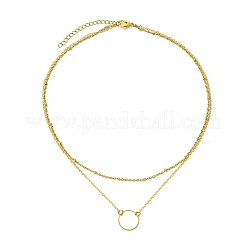 Messing-Mehrfachkette für Damen&nbsp;NJEW-JN04912