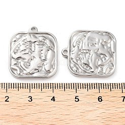Anlaufgeschützte Anhänger aus 304er Edelstahl&nbsp;STAS-L022-360P