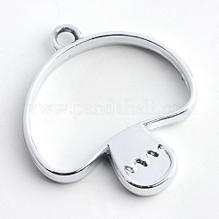 Pendentifs à fond ouvert en alliage&nbsp;PALLOY-S047-35D-FF