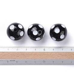 20 mm stämmig Kaugummi Acryl runde Perlen&nbsp;X-SACR-S146-20mm-09