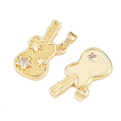 Colgante micropavé cubic zirconia de latón&nbsp;KK-C248-14G