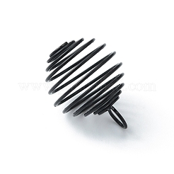 Colgantes de jaula de cuentas en espiral de acero al carbono&nbsp;IFIN-WH0027-47B-EB