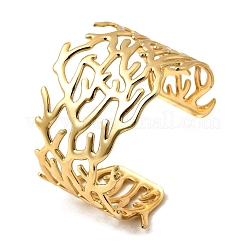 Bracelets manchettes en acier inoxydable 304&nbsp;BJEW-L705-02G
