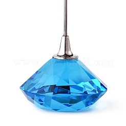 Diamantform Glas Visitenkartenhalter&nbsp;DJEW-F009-A09