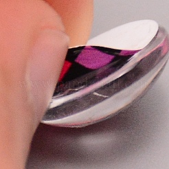 Glas cabochons&nbsp;LS-GGLA-WH0029-07F