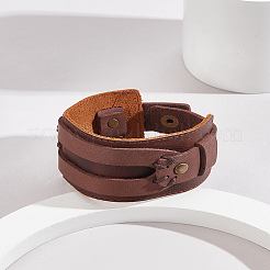 1 Stück PU-Lederarmband im Punk-Stil für Männer&nbsp;BJEW-LP0001-19