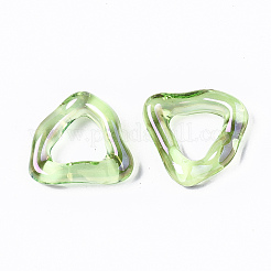 Bagues en résine transparente&nbsp;RJEW-T013-005-E08
