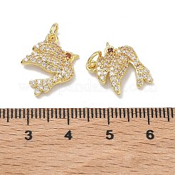 Ottone micro spianare pendenti zirconi&nbsp;KK-K420-07G