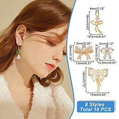 Breloques en alliage et laiton avec zircone cubique&nbsp;ZIRC-AR0001-27