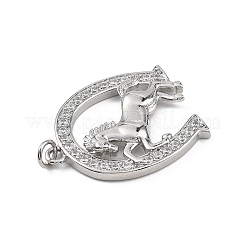 Pendentifs en laiton zircon cubique transparent&nbsp;KK-B177-05D-P