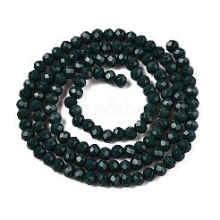 Opake einfarbige Nachahmung Jade Glasperlen Stränge&nbsp;EGLA-A044-P3mm-D12
