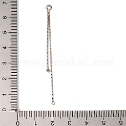 Messing Boston Gliederkette Quaste große Anhänger&nbsp;KK-G510-06P