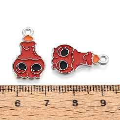 Anhänger aus Legierung und Emaille mit Halloween-Motiv&nbsp;ENAM-T021-31K-02P