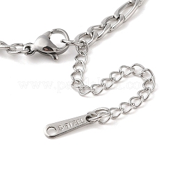Bracciali in acciaio inossidabile 304 anti-ossidazione&nbsp;BJEW-Q340-01P