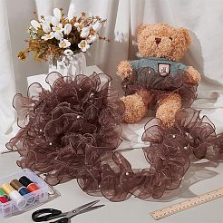 5 Yards plissiertes Organza-Spitzenband&nbsp;OCOR-PH0004-67C