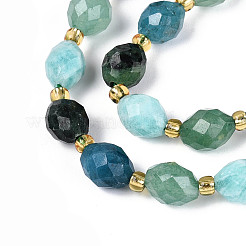 Colliers de perles en rubis naturel&nbsp;G-N358-04A-06