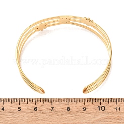 Armreifen aus Edelstahl 304 mit Strassen für Damen&nbsp;BJEW-C155-01B-G