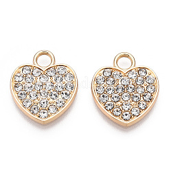 Legierung rhinestone-anhänger&nbsp;PALLOY-S133-003LG