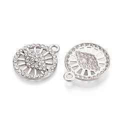 Legierung rhinestone-anhänger&nbsp;FIND-N008-08P