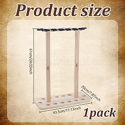 Angelrutenhalter aus Holz&nbsp;ODIS-WH0331-23