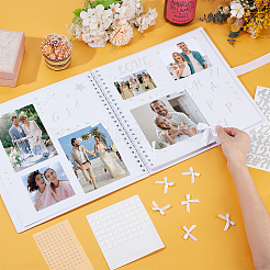 DIY Hochzeitsfotoalbum Gästebuch-Set&nbsp;DIY-TW0001-04B