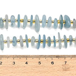 Natürliche Aquamarin Perlen Stränge&nbsp;GG-CBAE051-B01-01