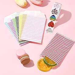 45 Stück 9 Farben weiße Kraftpapiertüten&nbsp;CARB-FS0001-02
