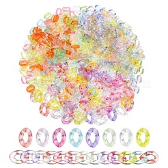 Transparentem Acryl Verknüpfung Ringe&nbsp;MACR-YW0003-20