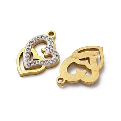 Pendentifs en strass et argile en acier inoxydable 304&nbsp;STAS-P406-17J-G