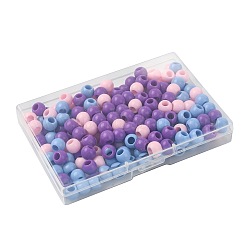 180 Stück 3 Farben undurchsichtige Acrylperlen im europäischen Stil&nbsp;SACR-FS0001-53