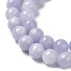 Naturali tinti giada bianca fili di perline&nbsp;G-M402-C03-10