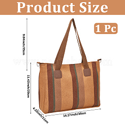 Gestreifte Canvas-Taschen&nbsp;ABAG-CN0001-70A
