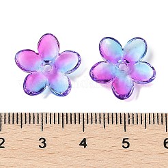 Perlas de vidrio con pintura en aerosol transparente&nbsp;GLAA-Z011-07K