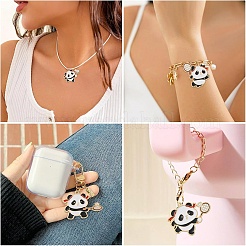 12 pendentif en alliage émaillé de sport de 4 styles&nbsp;ENAM-YW0008-45