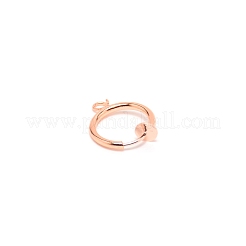 Risultati dell'orecchino a cerchio con clip in ottone&nbsp;KK-WH0047-02C