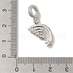 Zahnstangenüberzug-Legierung bunte Emaille-Europäer-Anhänger&nbsp;FIND-H005-39P