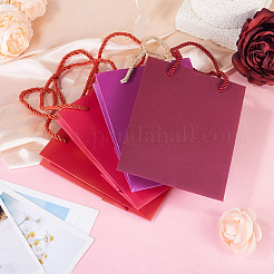 8 sac cadeau rectangulaire en papier bicolore avec poignées&nbsp;CARB-TA0001-18A