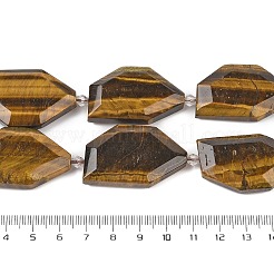 Fili di perline di occhio di tigre naturale&nbsp;G-P548-A05-01
