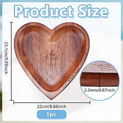 Gebetsschale aus Holz&nbsp;ODIS-WH0079-018