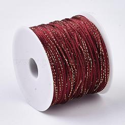 Cordes métalliques de perles de teinture&nbsp;NWIR-R024-192