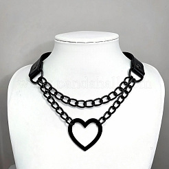 Chocker-Halsketten aus Kunstleder im Punk-Stil&nbsp;NJEW-CL0001-29