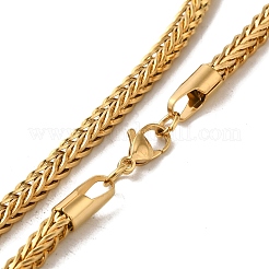 Collares de cadena de serpiente de acero inoxidable 304 con revestimiento iónico (IP)&nbsp;NJEW-Q337-03B-G