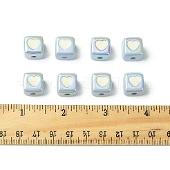 10 pz perle di smalto acrilico opaco&nbsp;ACRC-FS0001-02A