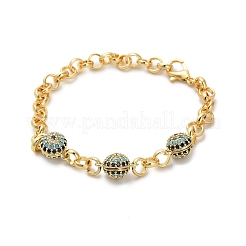 Messing-Roloketten-Armbänder&nbsp;LS-BJEW-B145-04G