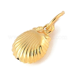 Feinsilber Sterling Silber hohle Muschel geformt Charms mit Biegeringen&nbsp;STER-R013-02G